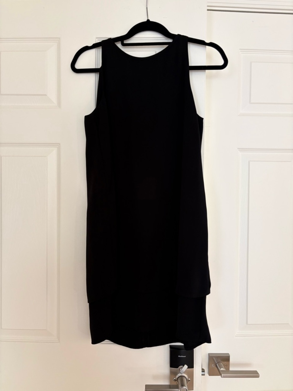 Classic Black Sleeveless Mini Dress